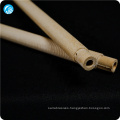 high temperature resistance mullit ceramic threaded tube porcelain insulation parts